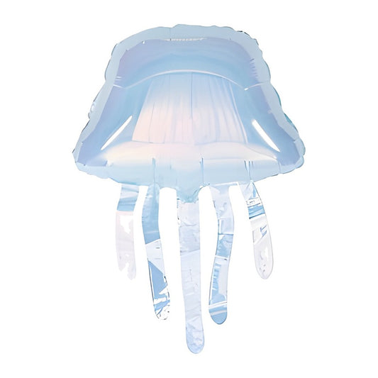Globo Foil Medusa Holográfica 49 x 70 cm Surtido Azul