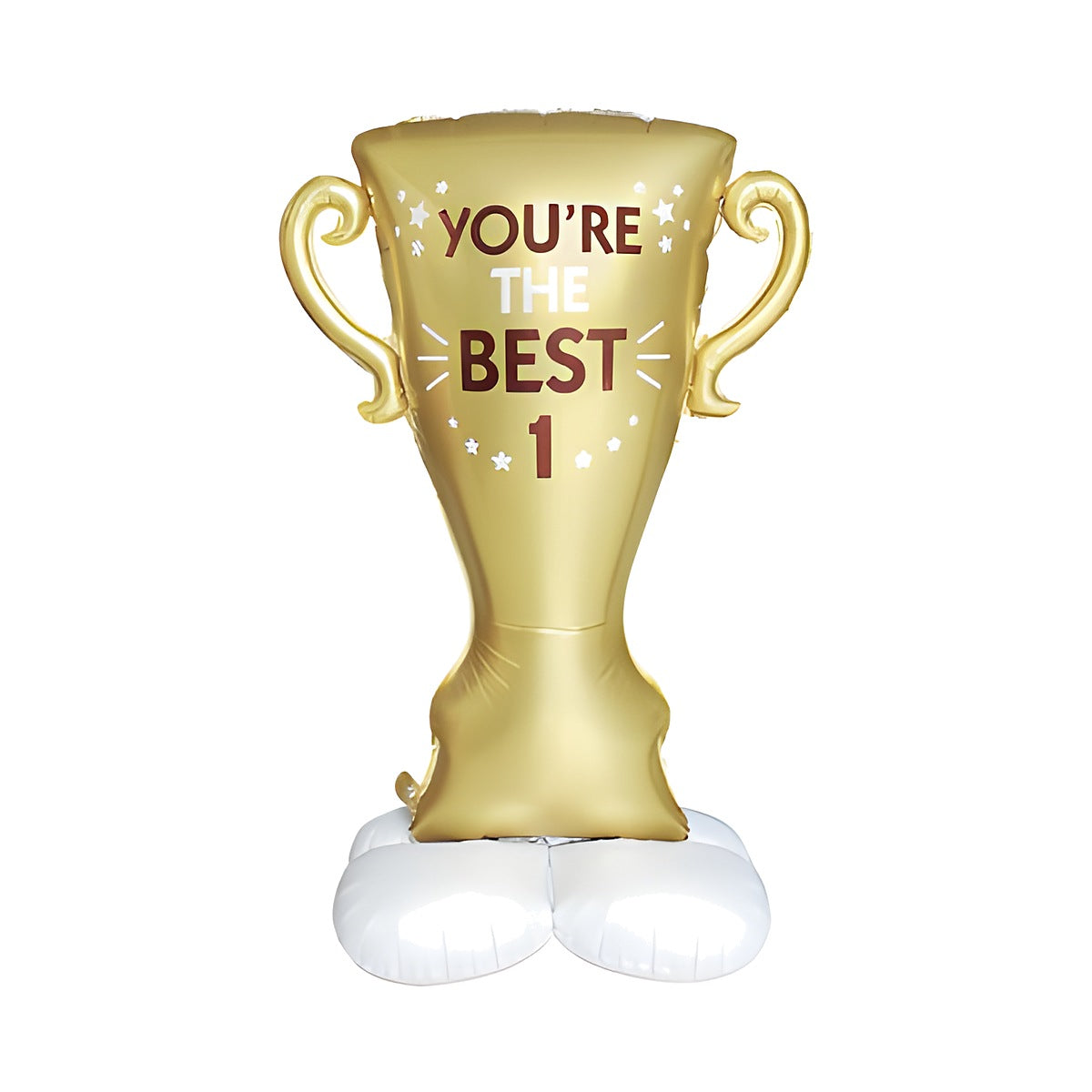 Globo Foil Trofeo Oro You're the Best 127 cm