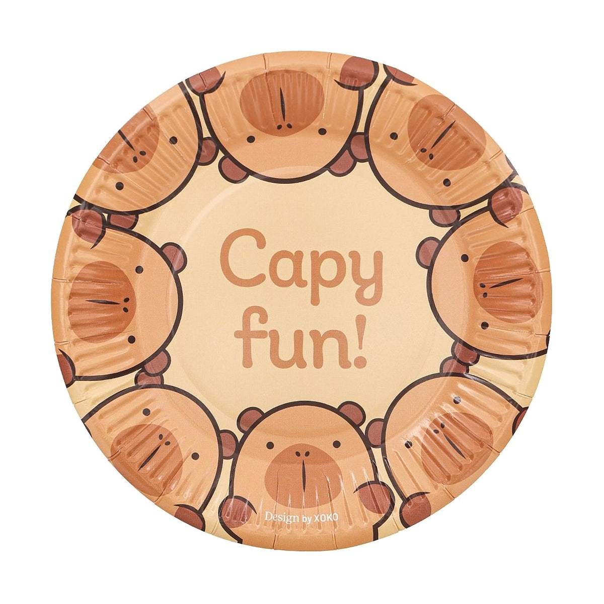 Platos Cartón Capy Fun 6 uds - 18cm y 23cm 18CM