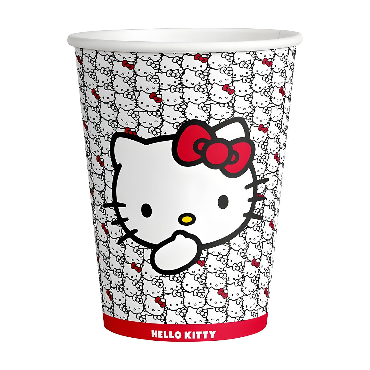 Vasos Cartón Hello Kitty 250 ml 12 uds