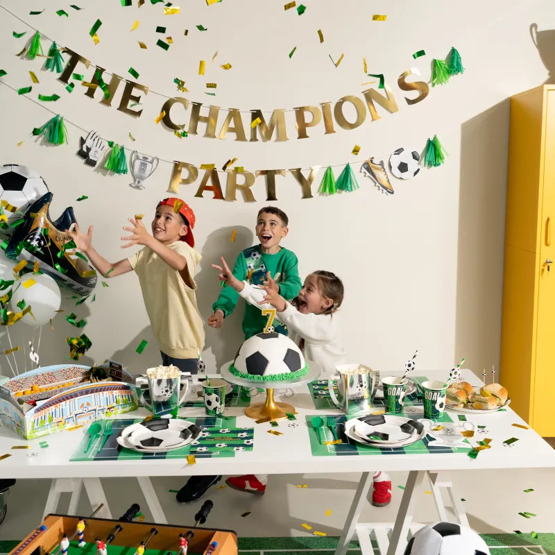 Guirnalda Doble de Fútbol The Champions Party