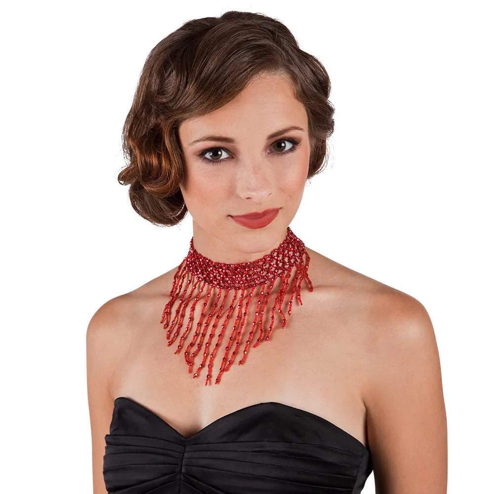 Gargantilla Flapper con Flecos