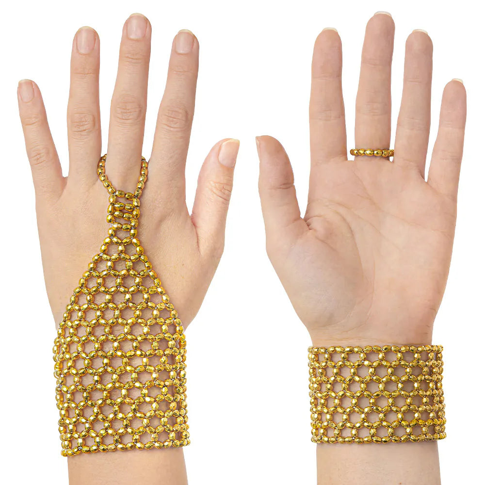 Guante Flapper Dorado