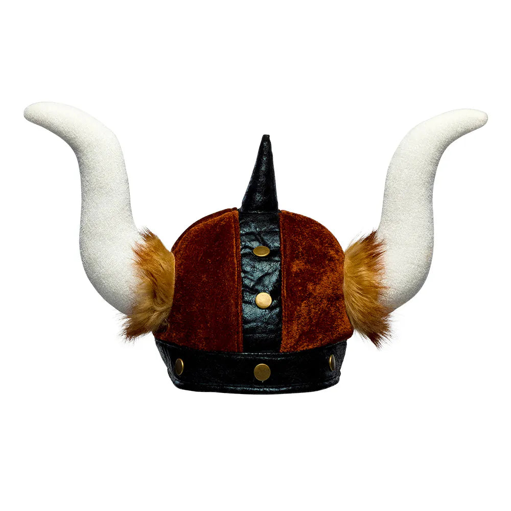 Casco Vikingo de Peluche Bárbaro
