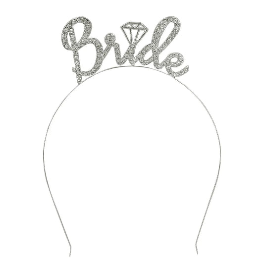 Tiara de Metal Novia con Strass