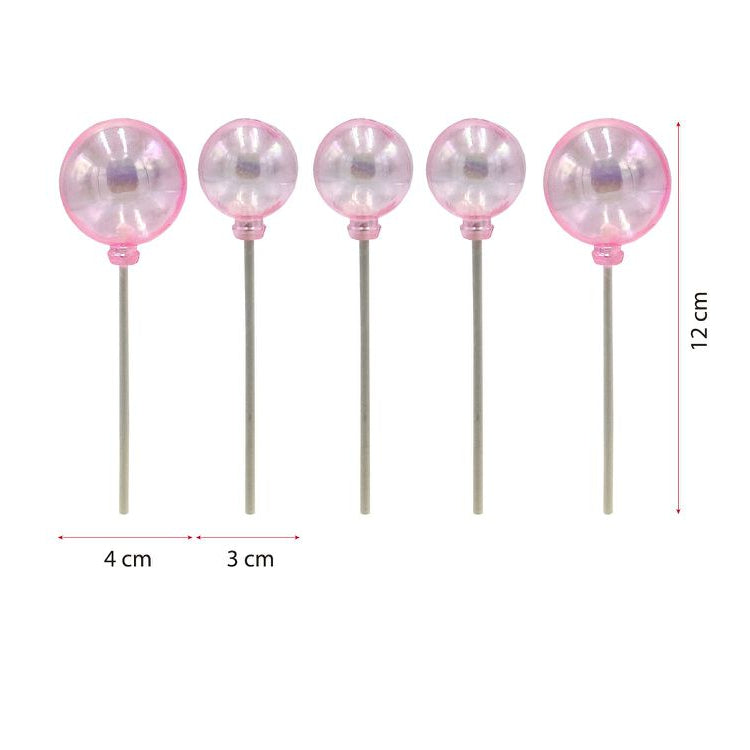 Bolas Decorativas para Tarta 12cm Pack 5 uds
