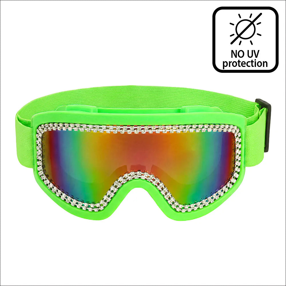 Gafas de Esquí de Fiesta Rave Neón UV