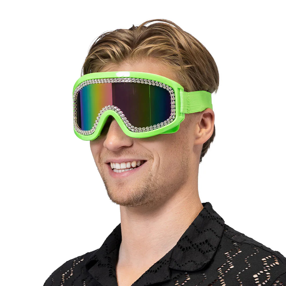 Gafas de Esquí de Fiesta Rave Neón UV