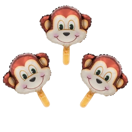 Globo de animal Mono 16*30cm 3uds