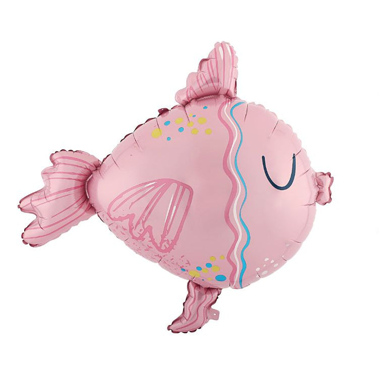 Globo Foil Pez Rosa 77×73 cm