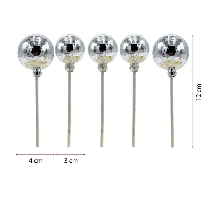 Bolas Decorativas para Tarta 12cm Pack 5 uds