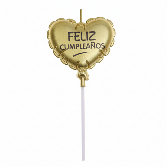 Vela Forma Corazón 5.7cm