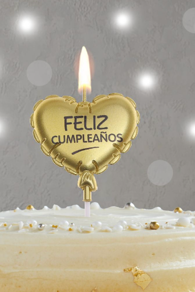 Vela Forma Corazón 5.7cm