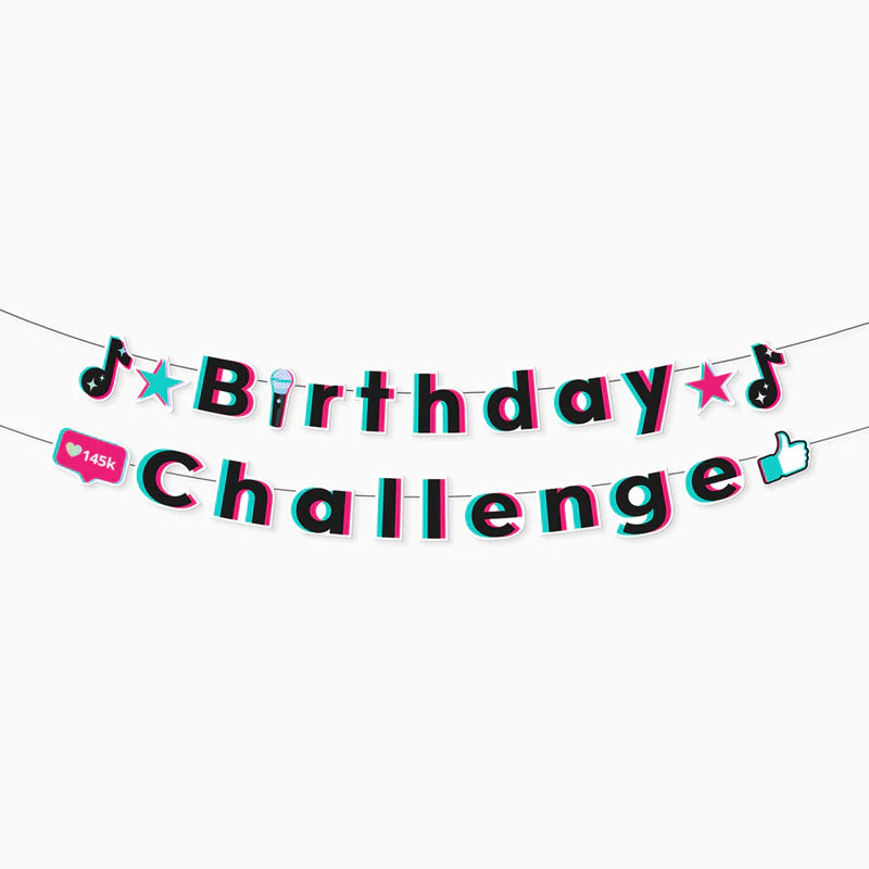 Guirnalda Music "Birthday Challenge!" 6 m | Pack 1 ud