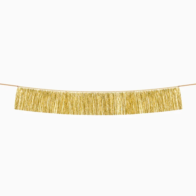 Guirnalda Flecos Metalizada 20x150 cm