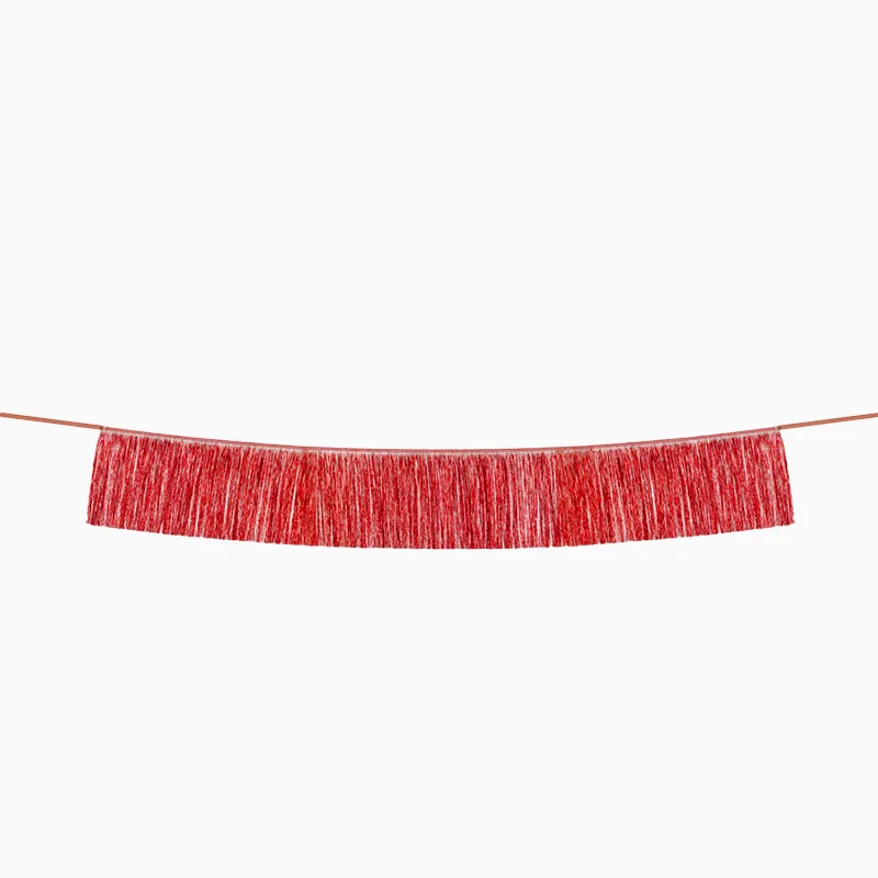 Guirnalda Flecos Metalizada 20x150 cm