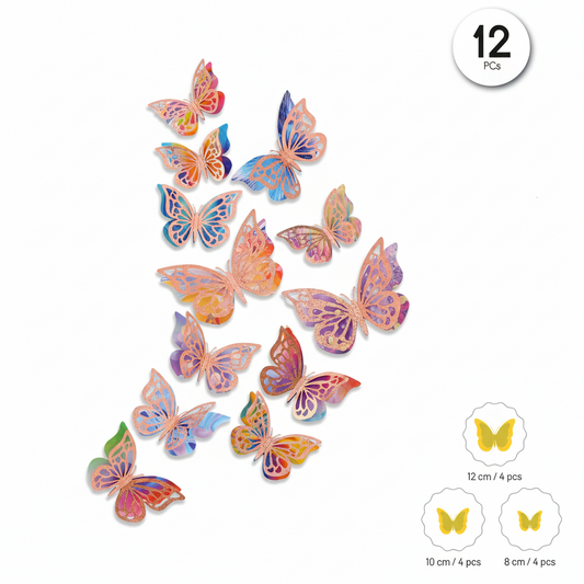 Pegatinas Mariposas 3D
