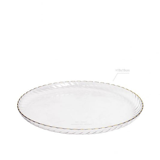 Bandeja Plástico Redonda Pequeña | 19cm