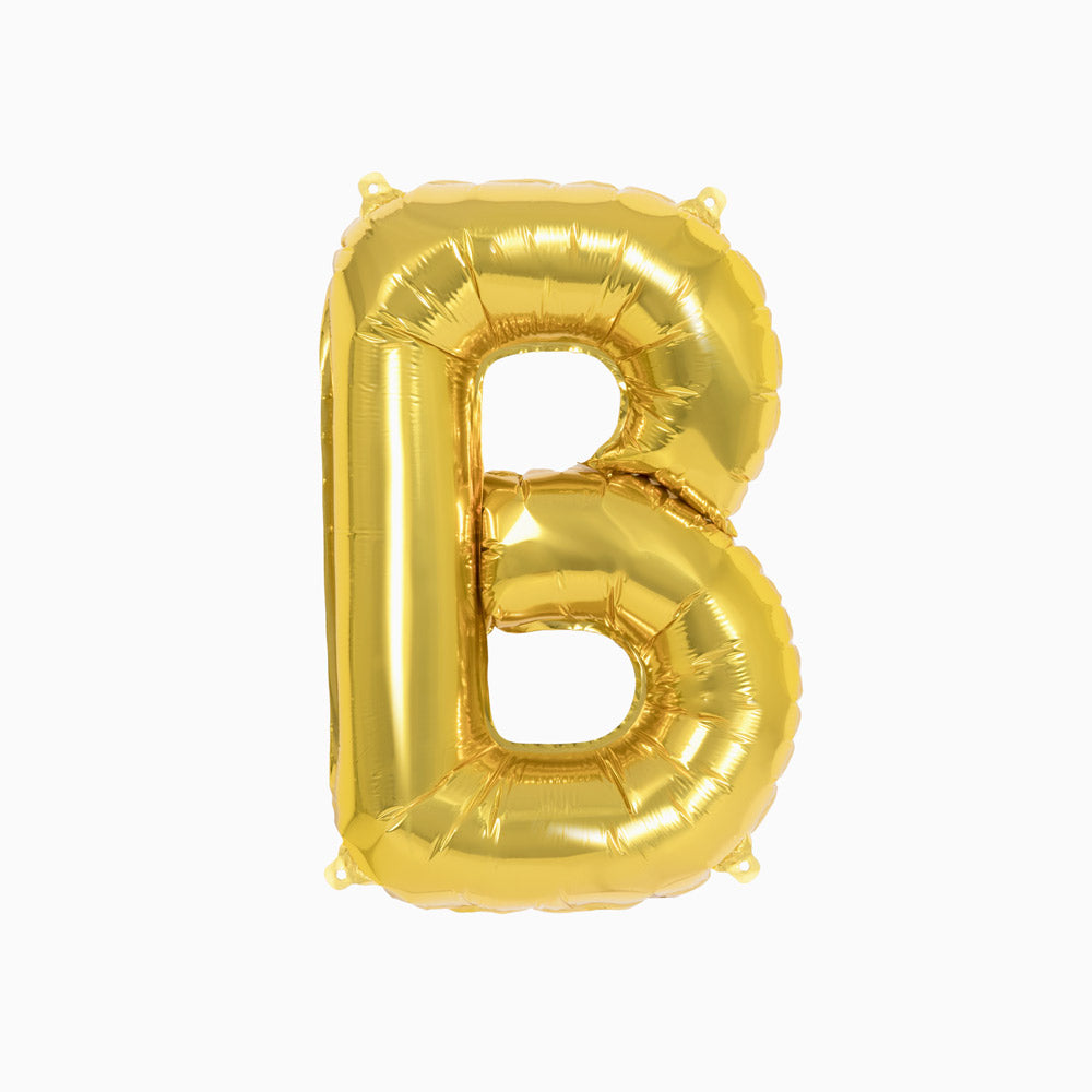 Globo Foil Letras 40cm (16") Oro