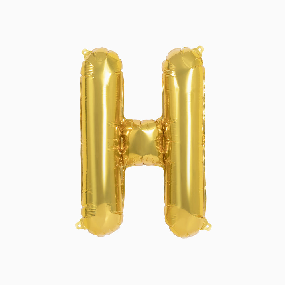 Globo Foil Letras 40cm (16") Oro