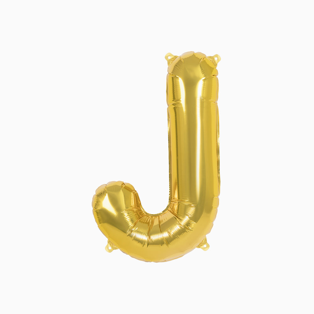 Globo Foil Letras 40cm (16") Oro