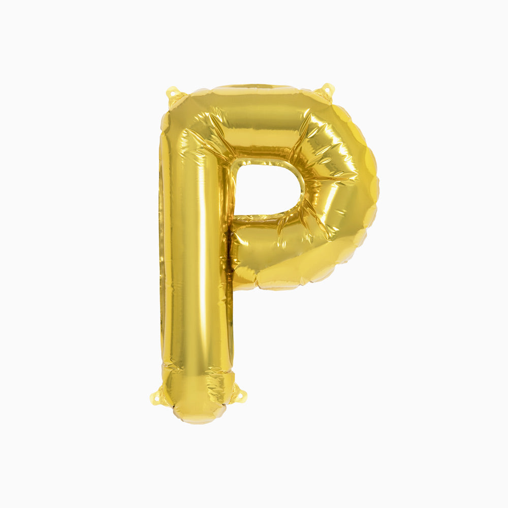 Globo Foil Letras 40cm (16") Oro