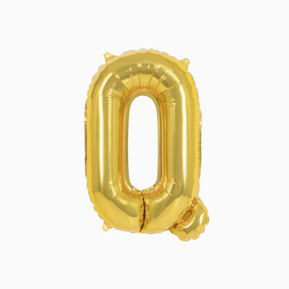 Globo Foil Letras 40cm (16") Oro