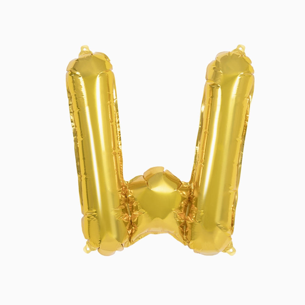 Globo Foil Letras 40cm (16") Oro