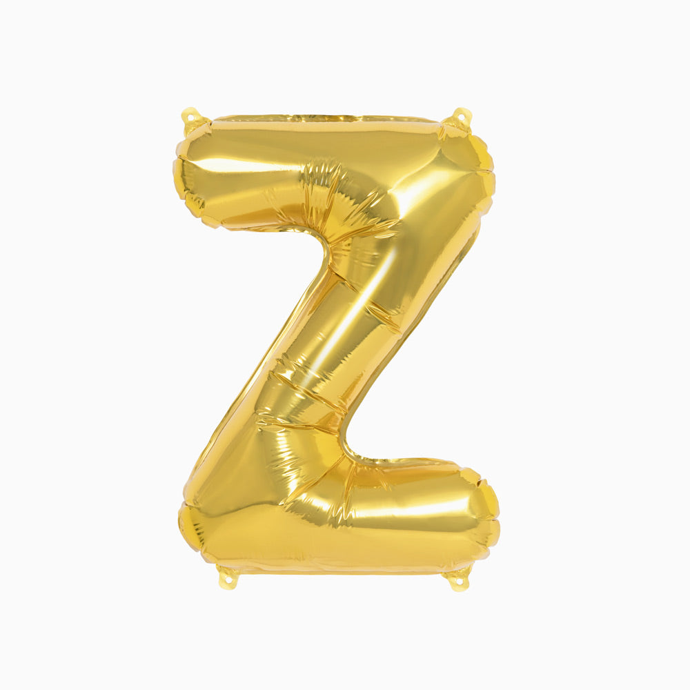 Globo Foil Letras 40cm (16") Oro