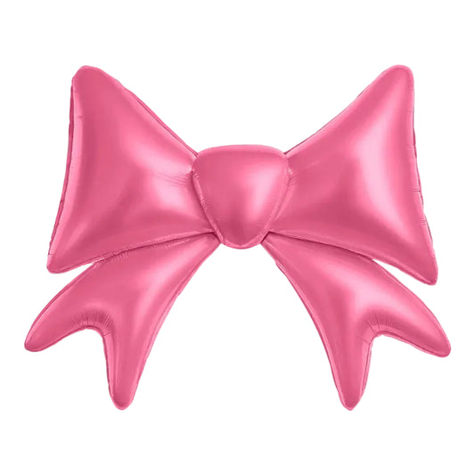 Globo Foil Mate XXL Lazo Rosa 111x91 cm