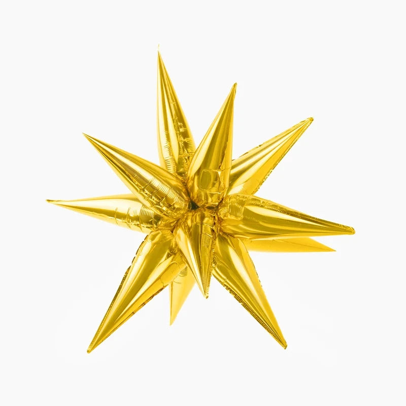 Globo Foil Estrella Oro 3D 70 cm