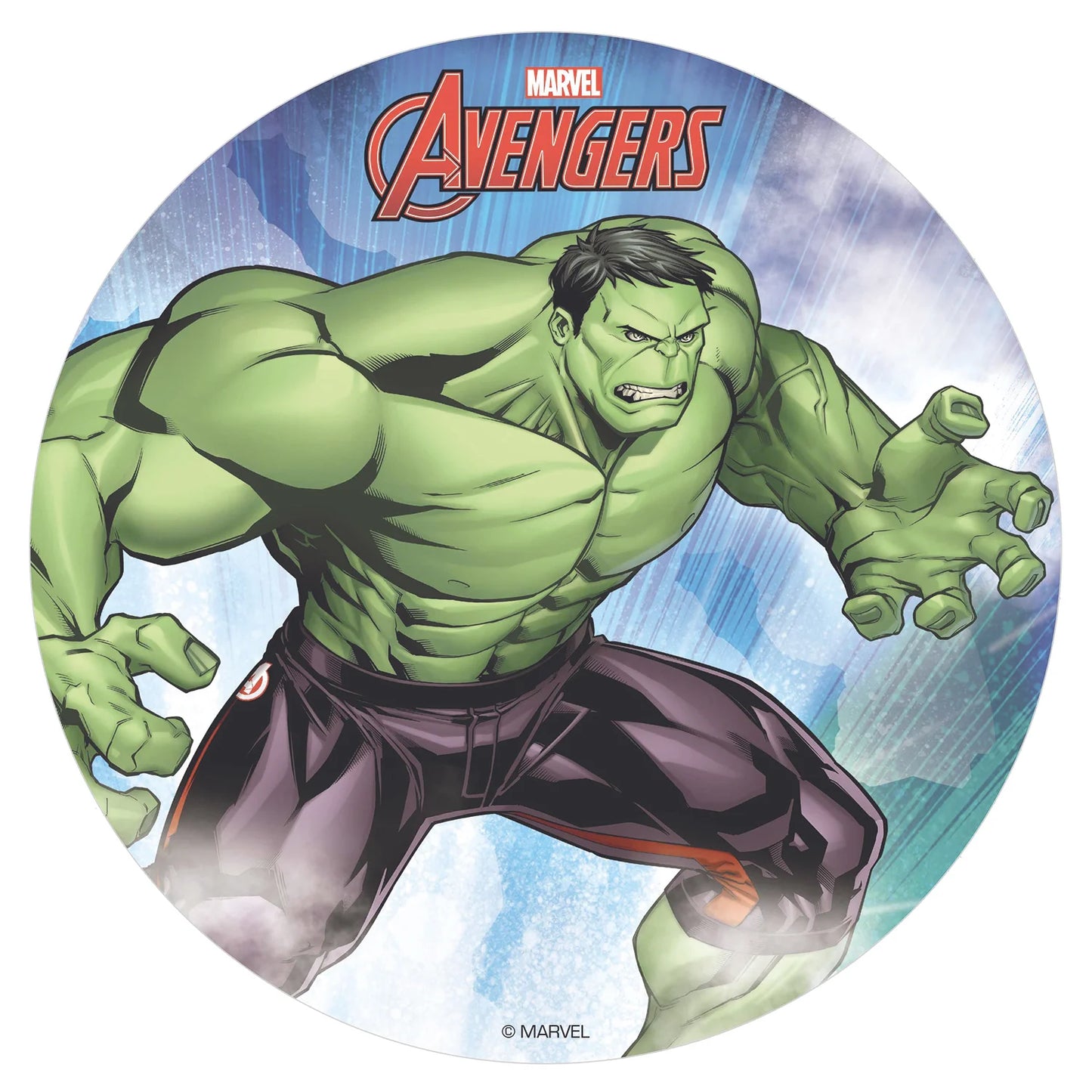 Oblea Comestible Hulk para Tarta | deKora 20cm