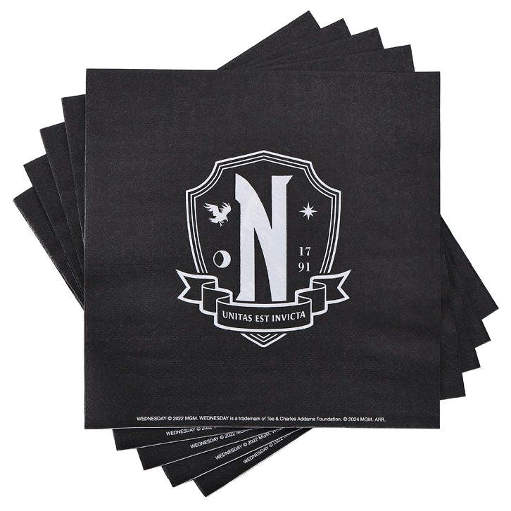 Servilletas de Papel Wednesday 33 cm 12 uds
