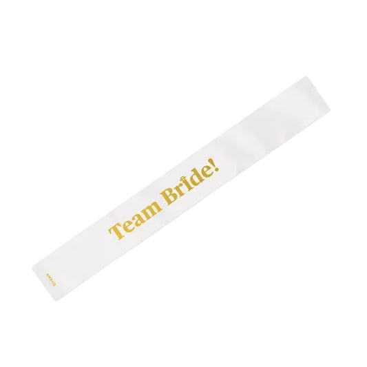 Banda Team Bride para Despedida de Soltera 160 x 10 cm