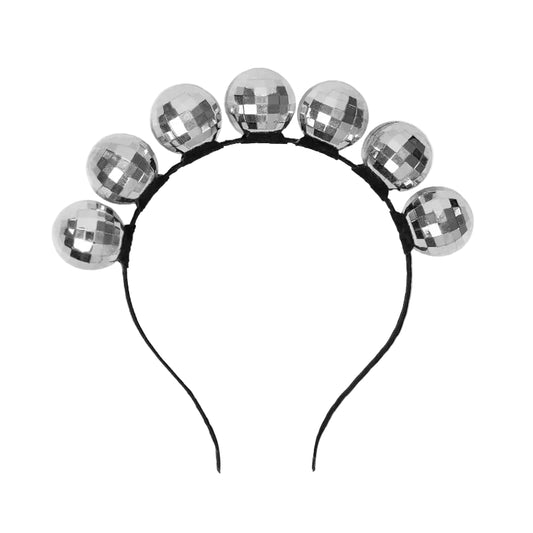 Diadema Bolas Disco Metálicas
