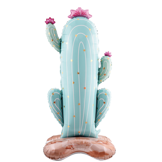 Globo Foil con Base Cactus 80x150cm