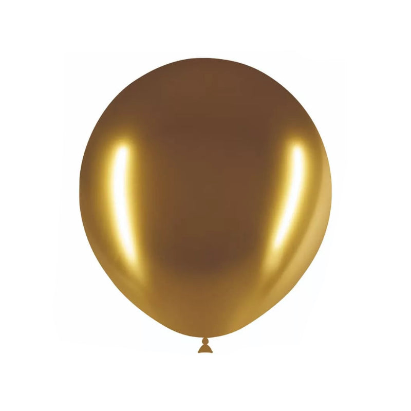 Globo Balloonia Liso Cromado 18" / 45 cm – Pack 10 uds
