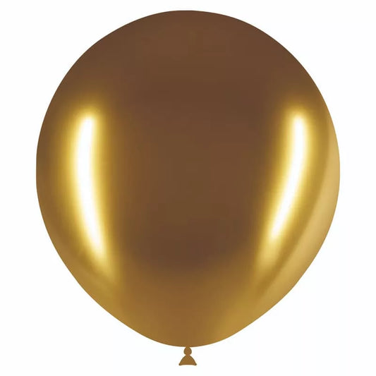 Globo Balloonia Liso Cromado 18" / 45 cm – Pack 10 uds