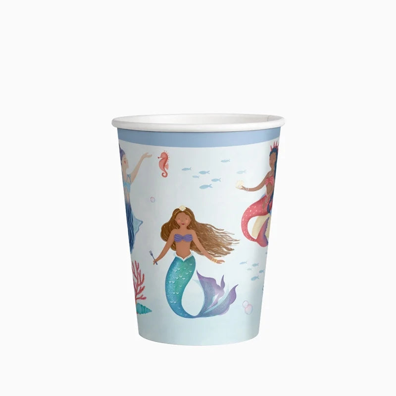 Vasos de Cartón con Sirenas