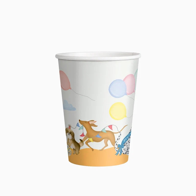 Vasos de Cartón con Perritos