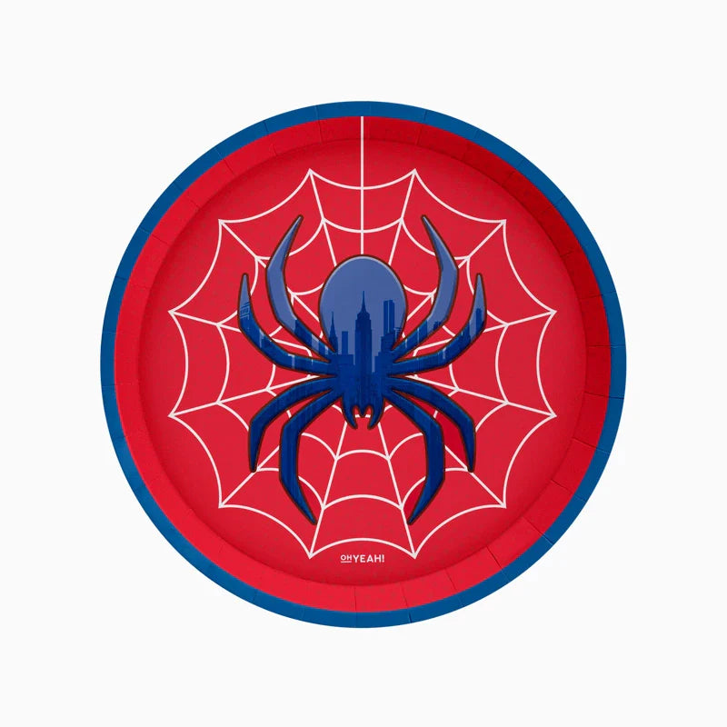 Platos Llanos de Cartón Spider