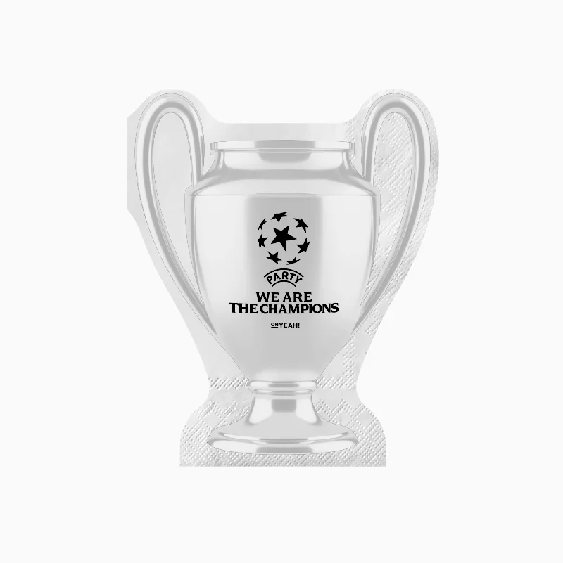 Servilletas de Papel con Forma de Medalla de Fútbol