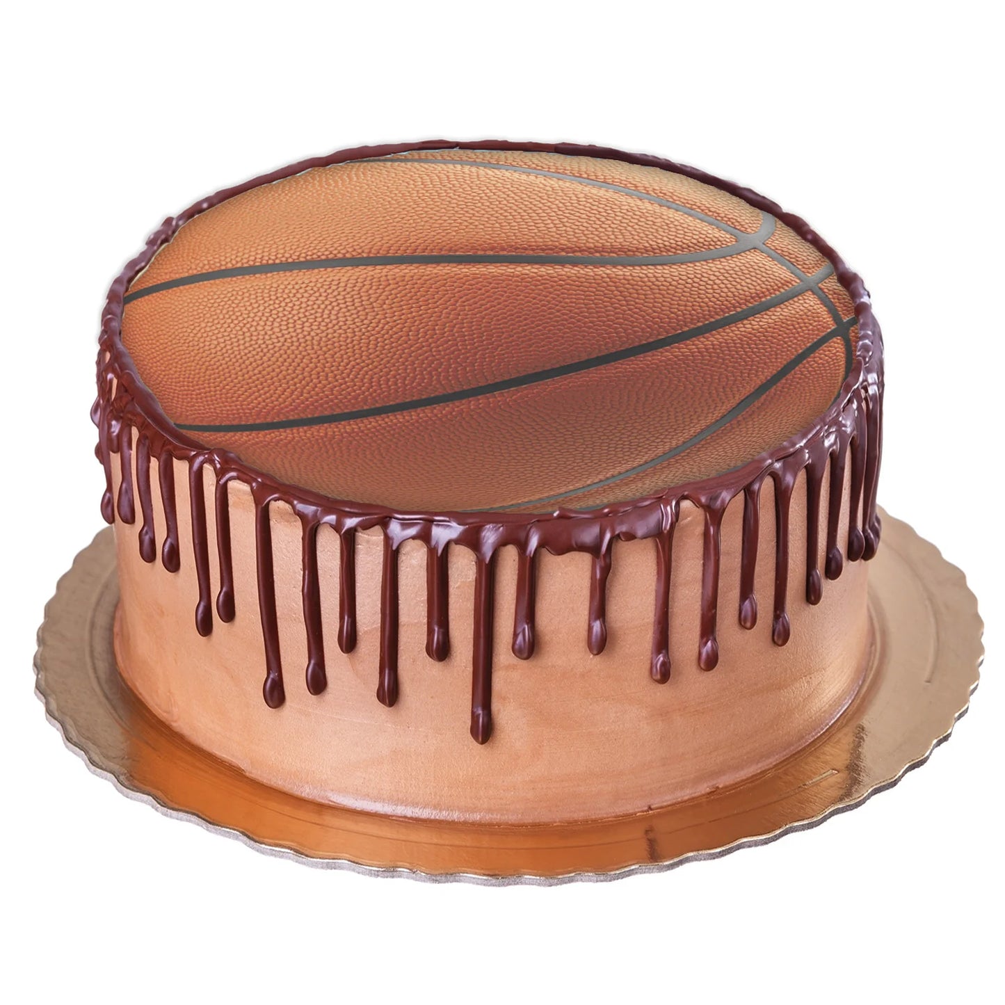 Oblea Comestible Baloncesto para Tarta | deKora 20cm