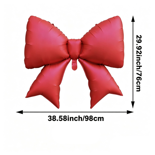 Globo Foil Lazo Gigante Rojo 98x75 cm