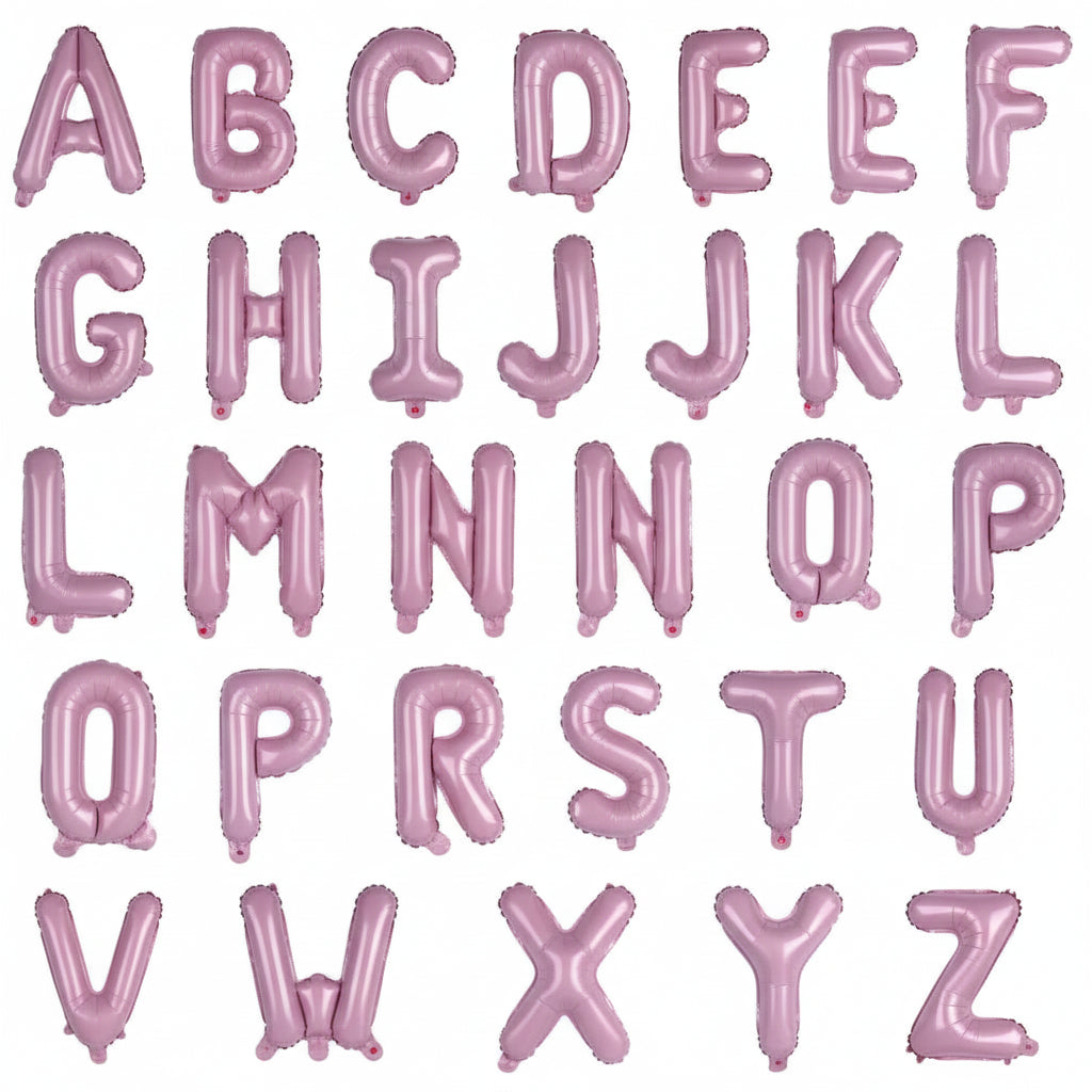 Globo Foil Letras 40cm (16") Rosa