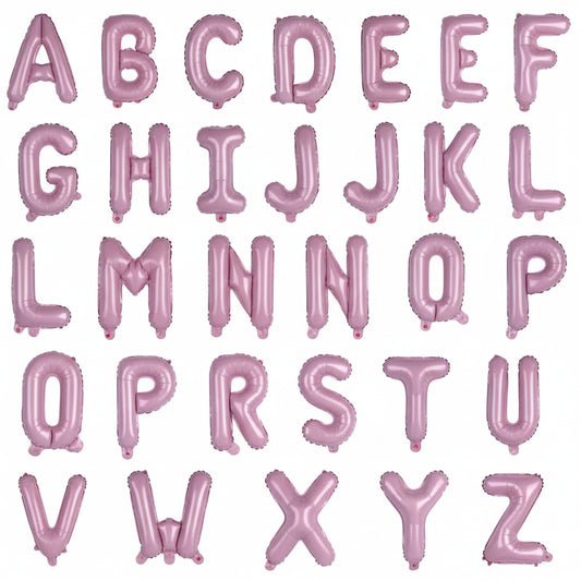Globo Foil Letras 40cm (16") Rosa