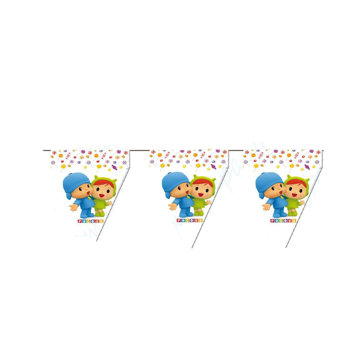 Guirnalda de banderines Pocoyo 3 m