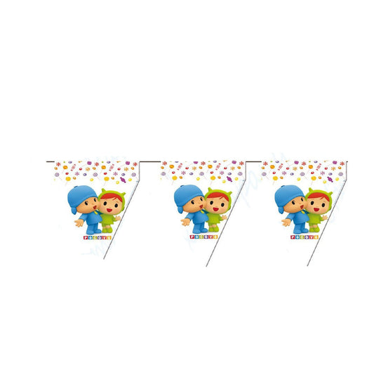 Guirnalda de banderines Pocoyo 3 m