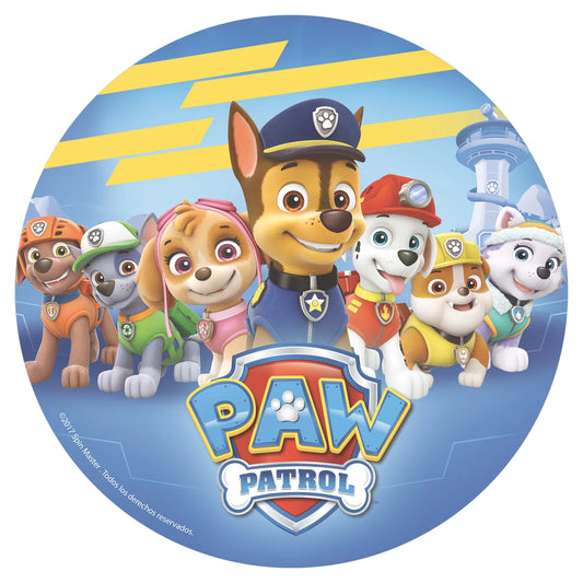 Oblea Comestible Patrulla Canina para Tarta | deKora 20cm