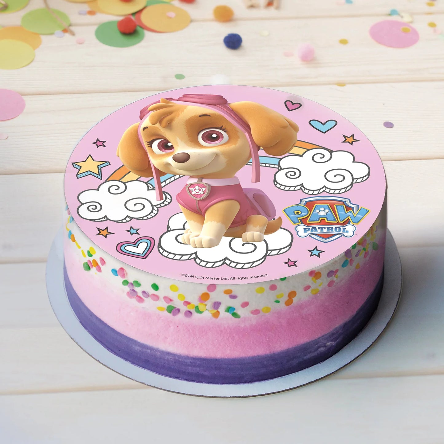 Oblea Comestible PAW Patrol para Tarta | deKora 20cm